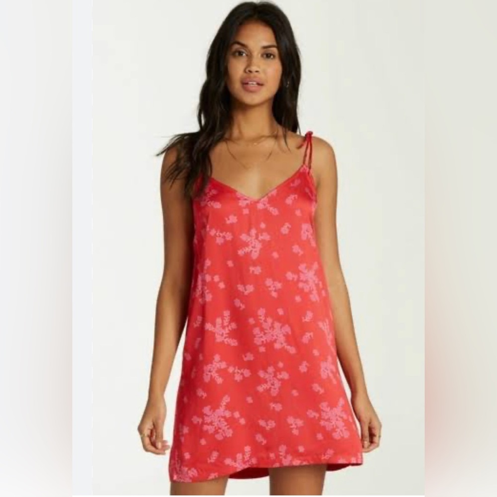Billabong Night On The Run Slip Dress - small